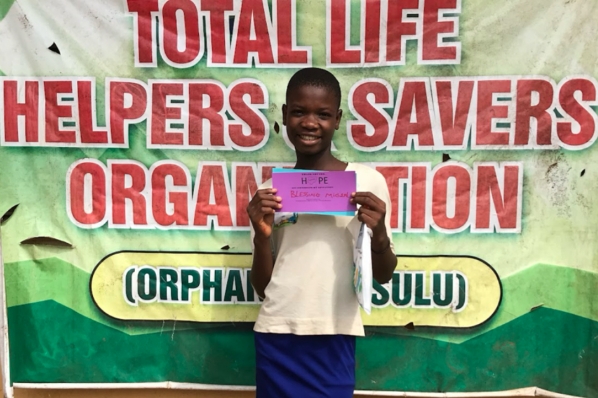 Blessing wants to be a teacher! 